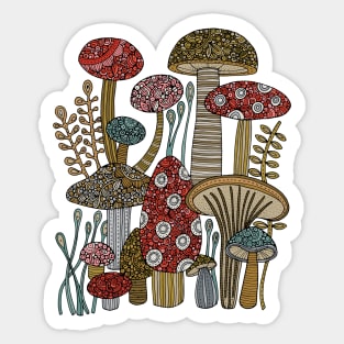 Mushroom Forest Sticker